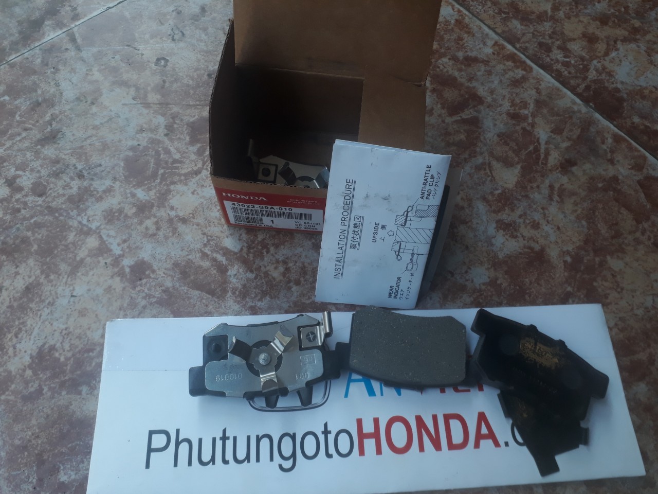 Ma phanh sau honda CRV